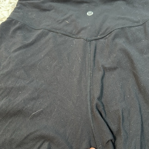 Lululemon Align Super-High-Rise Wide-Leg Crop 23" Black - Picture 6 of 7